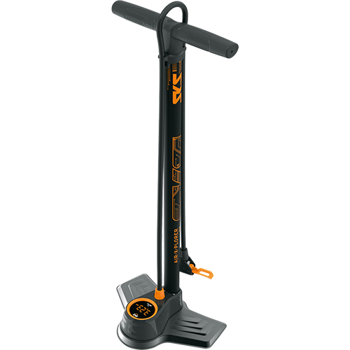 SKS Standpumpe Air-X-Plorer 10.0 Stahl Multi Valve schwarz/orange