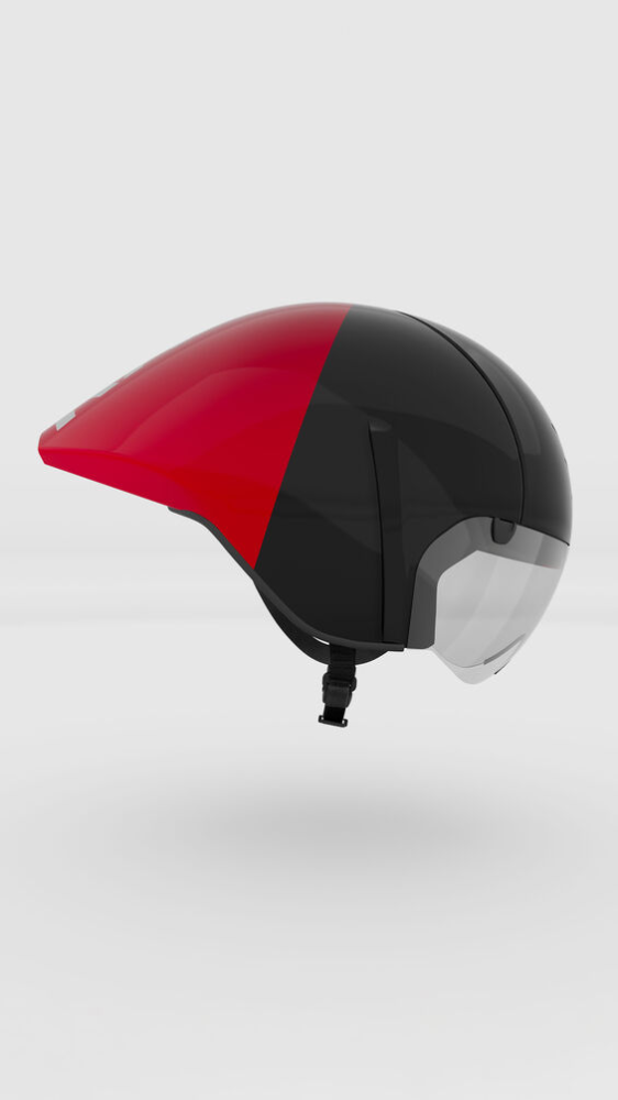 Kask Mistral schwarz/rot L