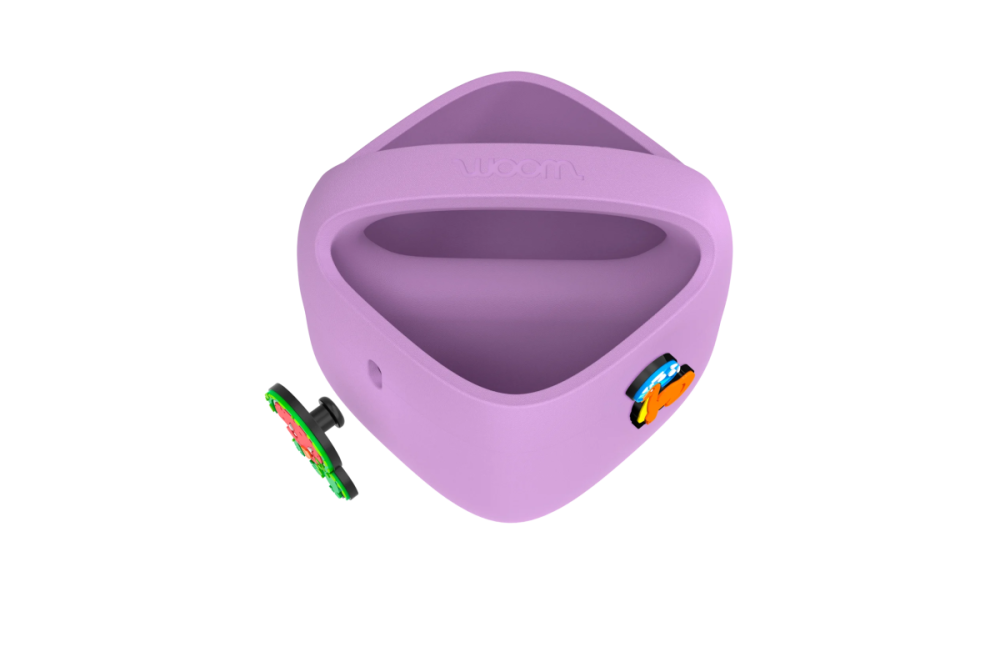 Woom POP ONs Fahrradkorb-Anstecker Florassic Park