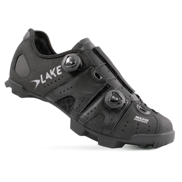 Lake Mountainbikeschuhe, MX241X, SCHWARZ SILBER, 43